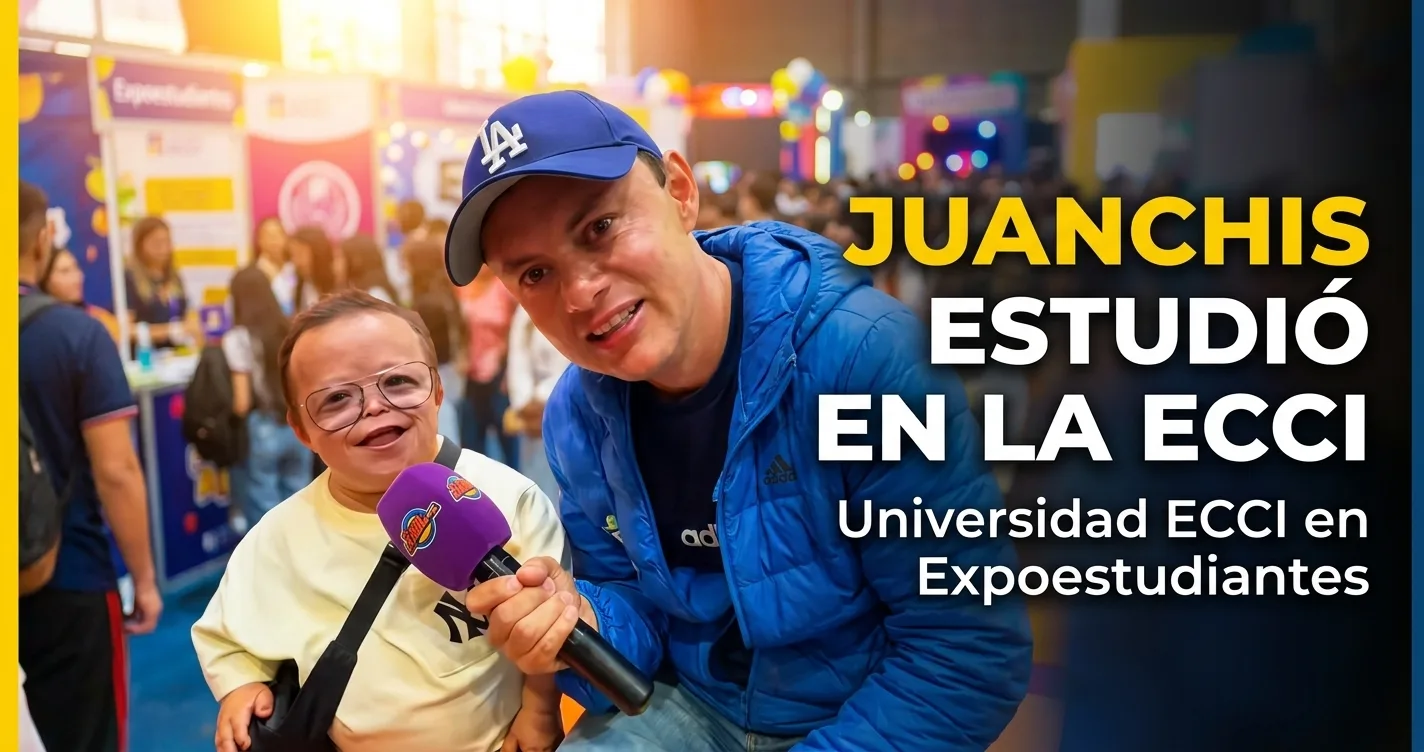 Universidad ECCI en Expoestudiantes: Juanchis cuenta que estudió allí