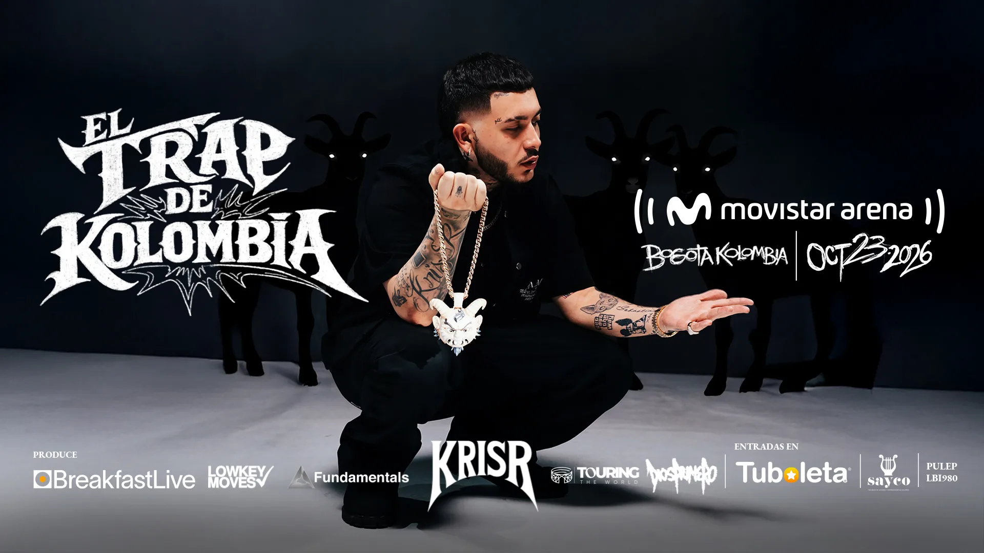 Concierto de Kris R en Bogotá: gana boletas con Tour Estudiantil